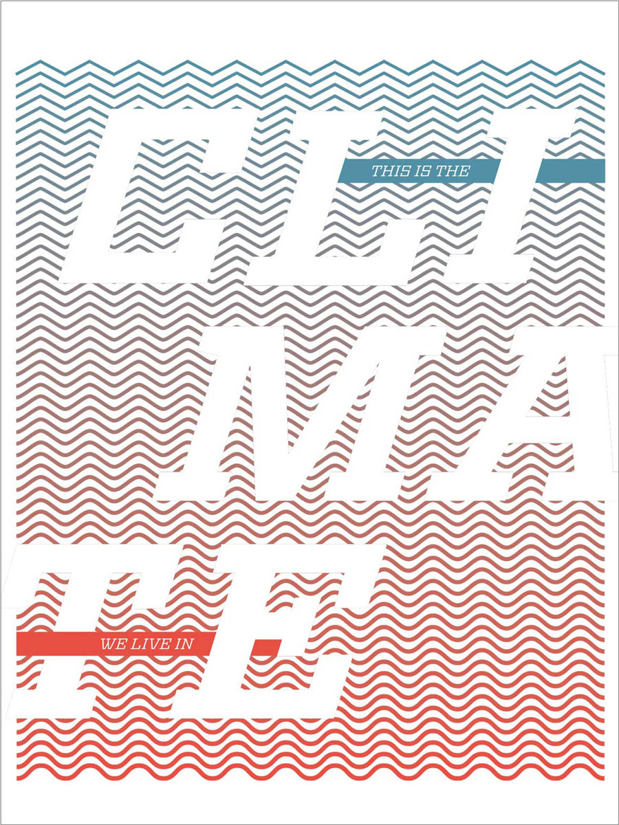 “Navigating current events is often disorienting. Polarized uses abstract line art to visualize our ever changing present climate, not just environmentally but politically and economically. ”